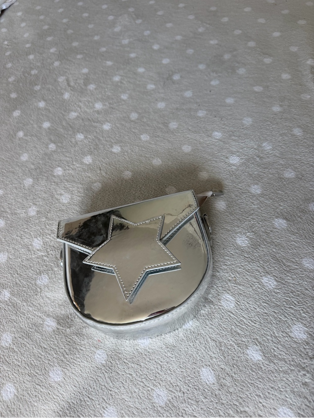SHEIN Silver Star Accent Crossbody Bag